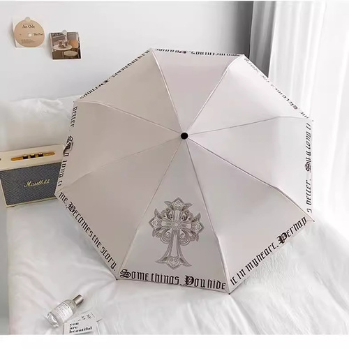 Automatic Sunshade Umbrella, Sunscreen and UV Protection, Rain and Sun Dual-Purpose Folding High-End Sun Umbrella, Stylish Black Rubber