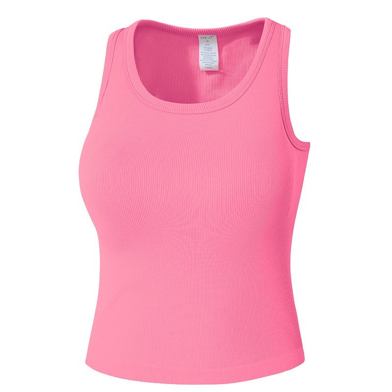 Cross-border One-piece Cup Sports Vest Women's 2023 New Pilates Training Clothing Underwear Thin Yoga Fitness Bra