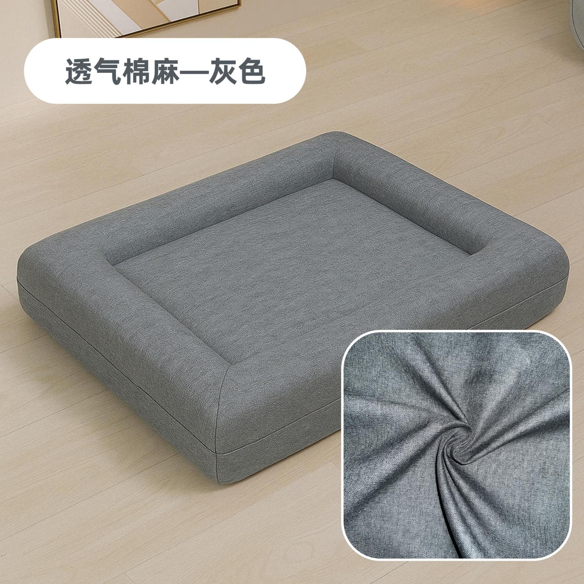Cama rectangular personalizada para mascotas 2025, sofá cama para perros, colchoneta para mascotas image 15