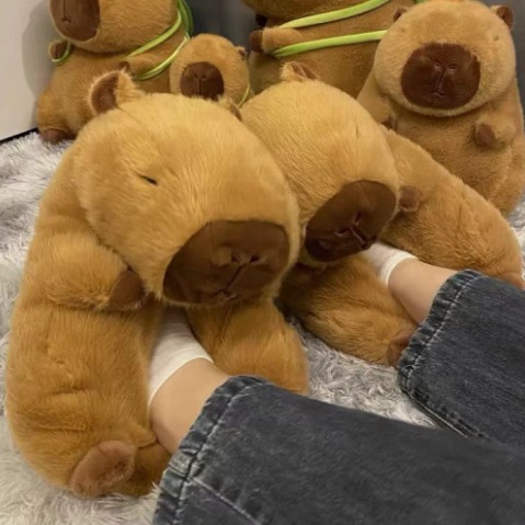 Cartoon demi-season keep warm slippers