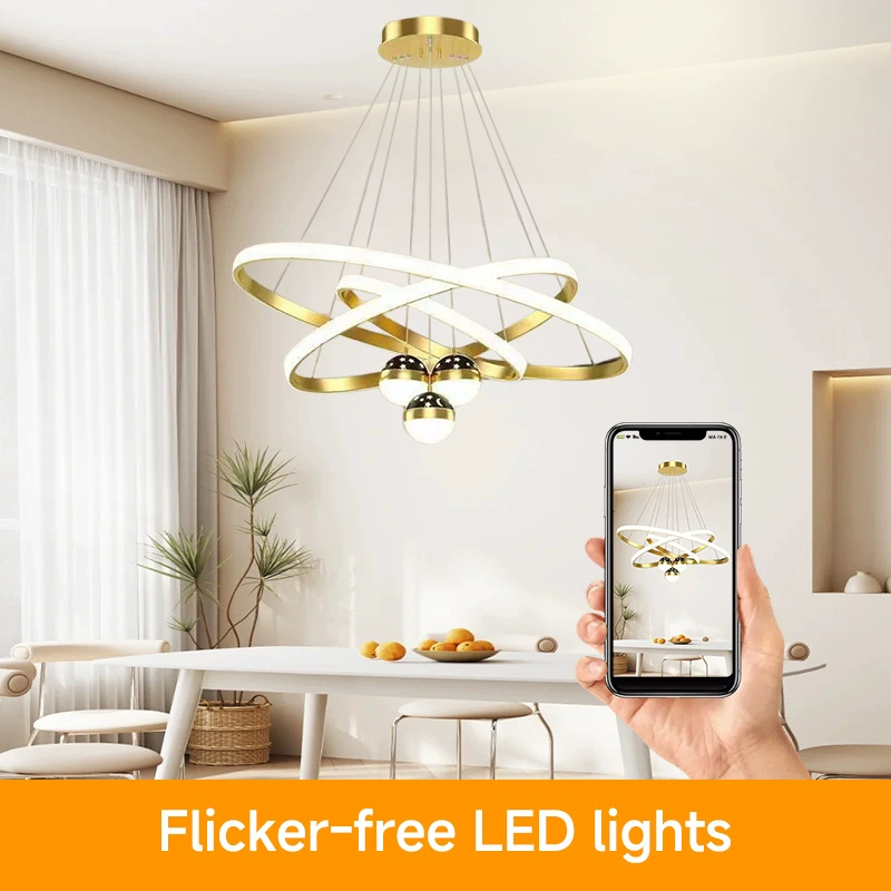 LED-потолочная лампа для гостиной, умные светильники, стиль легкой роскоши