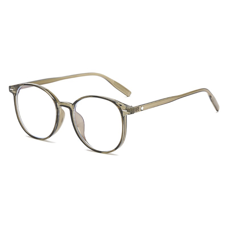 Gafas de miopía sensibles a la luz que cambian de color moda femenina HD gafas de cambio de color de luz anti-azul estudiante Marco de gafas de miopía acabado liso