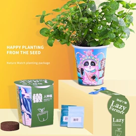 花盆容器;蔬菜种子;土壤检测仪器