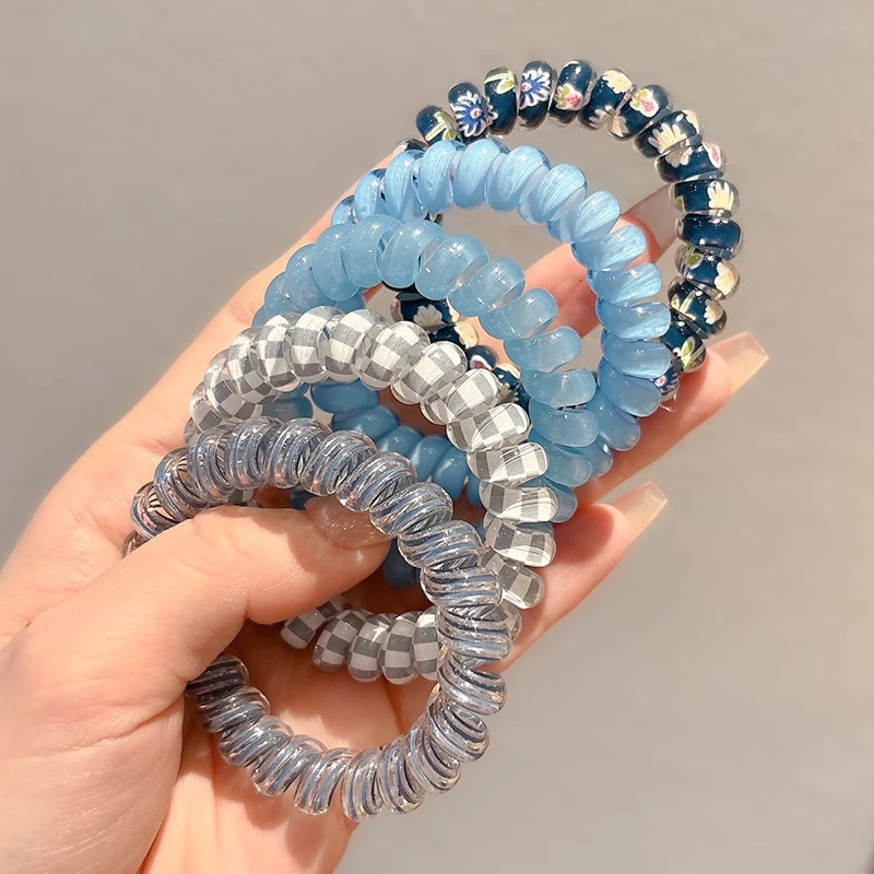 4#파란색 5개 세트 링 (지름 5.5cm)