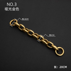 Vintage Bag Handbag Acrylic Armpit Chain Modified Shoulder Strap Short Chain Replacement Extension Chain Single Buy Bag Accessories 