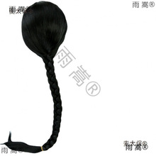 清代拍摄假发清代假辫子清朝男士辫子头套孔乙己男士整顶头