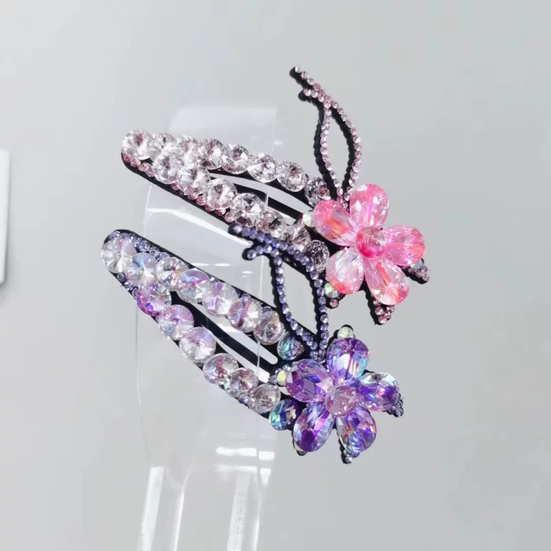涵筱 Genuine universal hairgrip, bangs, flowered