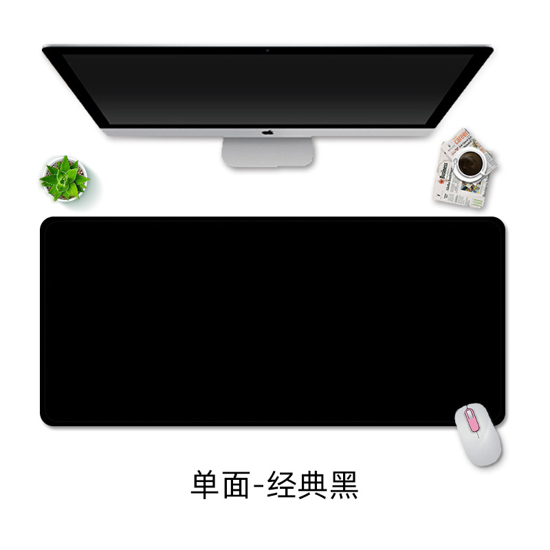 Alfombrilla de ratón de cuero de doble cara almohadilla de escritura de computadora de escritorio de la Oficina Creativa de gran tamaño almohadilla de ratón impermeable de cuero de la PU al por mayor