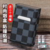 20 Plastic Cigarette case man Leatherwear personality originality Portable Cigarette Metal Magnetic attraction Anti collision Moisture-proof