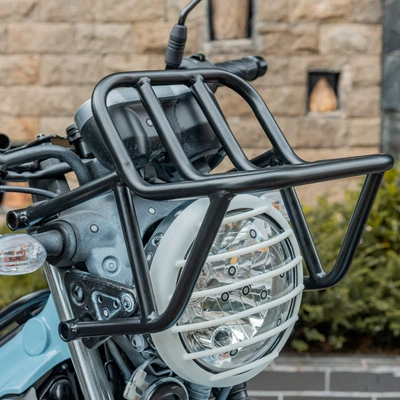 Motorcycle frame | shelf rear backrest headlight