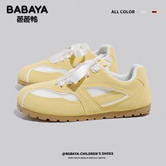BABAYA 夏の女性の靴十代の女の子ワイドヘッド道徳トレーニングシューズ女の子 7-16 歳中学生メッシュ通気性の靴