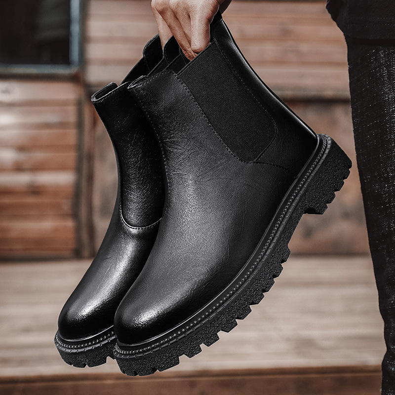 7321 검은 면화 신발