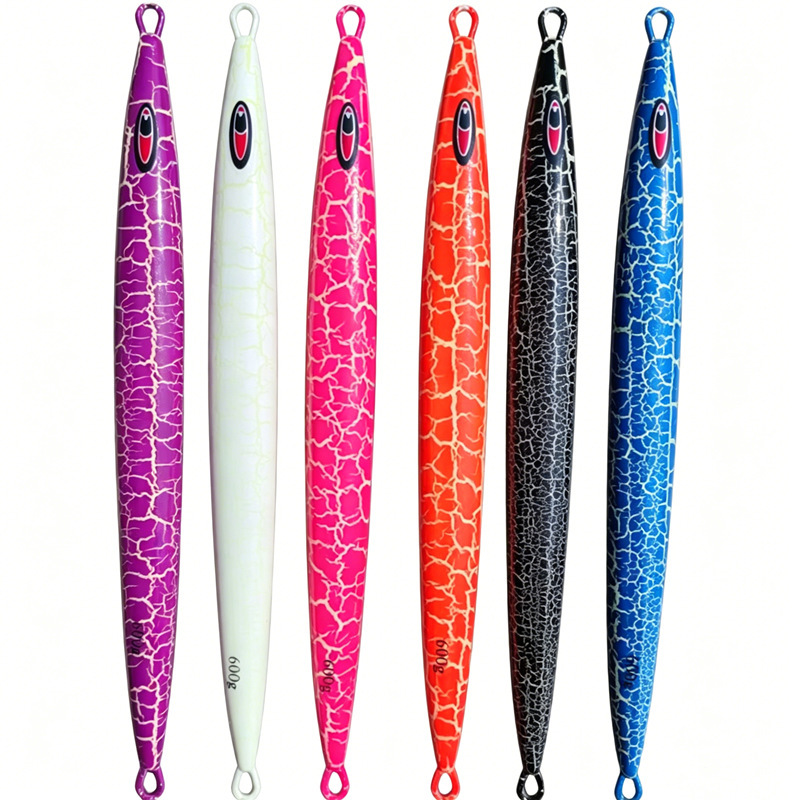 2Nd Generation Deep-Sea Fishing Long-Type Luminous Board Fast-Sinking Laser Jig Lure Wholesale Cross-Border