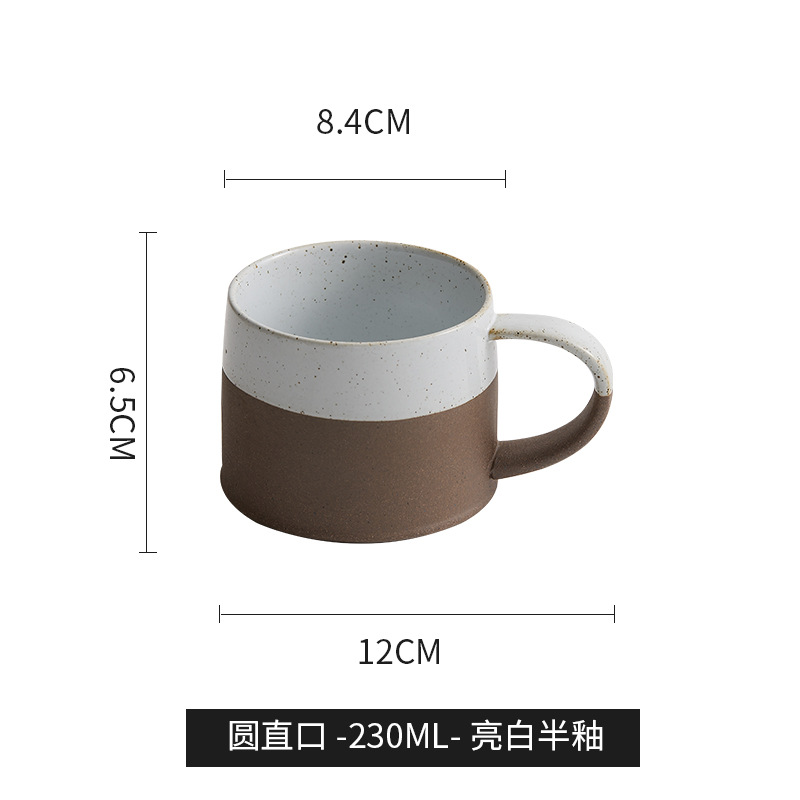 Tazas de café retro, tazas de cerámica, tazas de té de la tarde, tazas de alta calidad, tazas de marca, tazas de regalo para parejas de alto valor