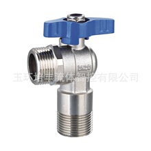 锅炉燃气黄铜材质锅炉阀冷热水三角阀加厚全通径铜球阀芯角阀批发