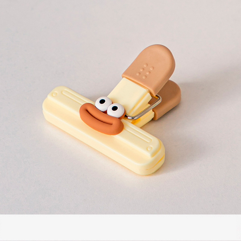 Clip de sellado de alimentos en forma de T de cocina, empaque de bocadillos de papas fritas, clip de sellado fuerte, clip de sellado de bolsa de plástico a prueba de fugas y humedad