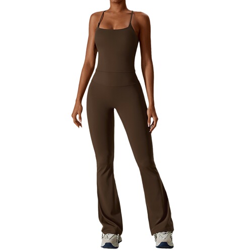 Zechuang Autumn Shockproof Nude Yoga Suit Quick-drying Tight Fitness Suit Casual Sports Suit Women's 8232