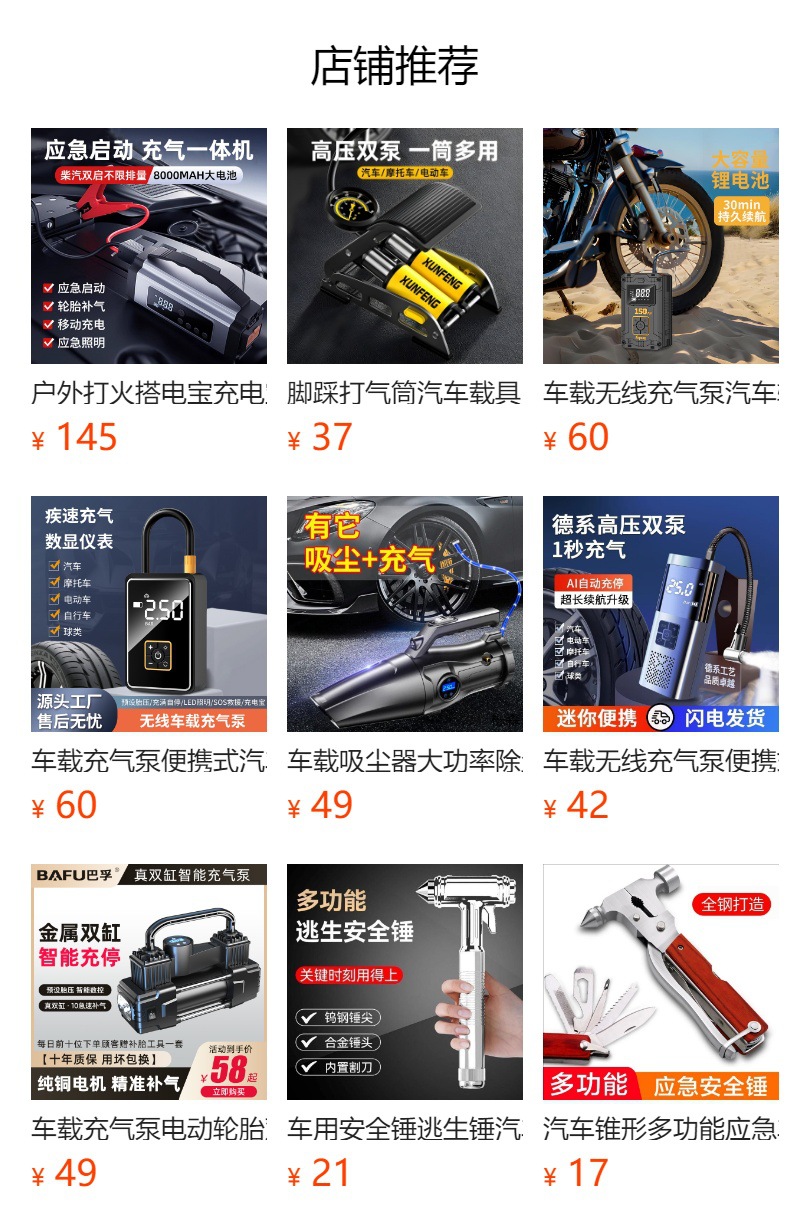 Puluchi mini water-based 13B car fire extinguisher wholesale small portable car family car annual inspection