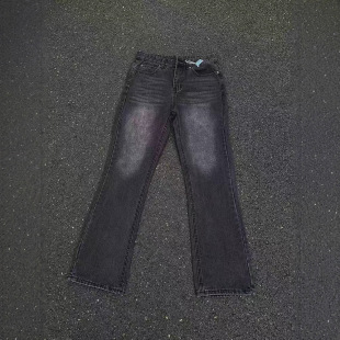 517��ɫ ΢��ţ��ѝˮϴ�͹����fVintage cleanfitֱͲ΢���Lѝ��