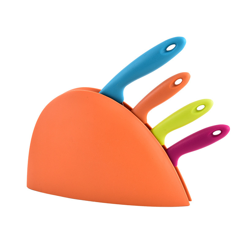 Conjunto de 5 piezas de asiento de color naranja mango de caparazón de tortuga