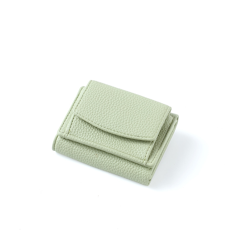 Nuevo bolso de mujer corto transfronterizo simple multi-tarjeta billetera con cremallera bolso de mini monedas de mujer corta bolsa