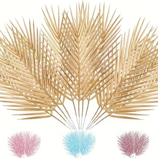Cross -border artificial palm leaf simulation tropical plant flower indoor and outdoor DIY accessories wedding birthday party decoration