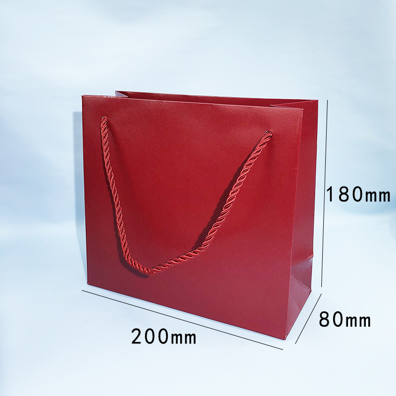 Red Gold Jewelry Tote Bag in stock Wholesale Three-strand Coated Paper Embossed Gift Jewelry Bag Red Gold Jewelry Tote Bag in stock Wholesale Three-strand Coated Paper Embossed Gift Jewelry Bag