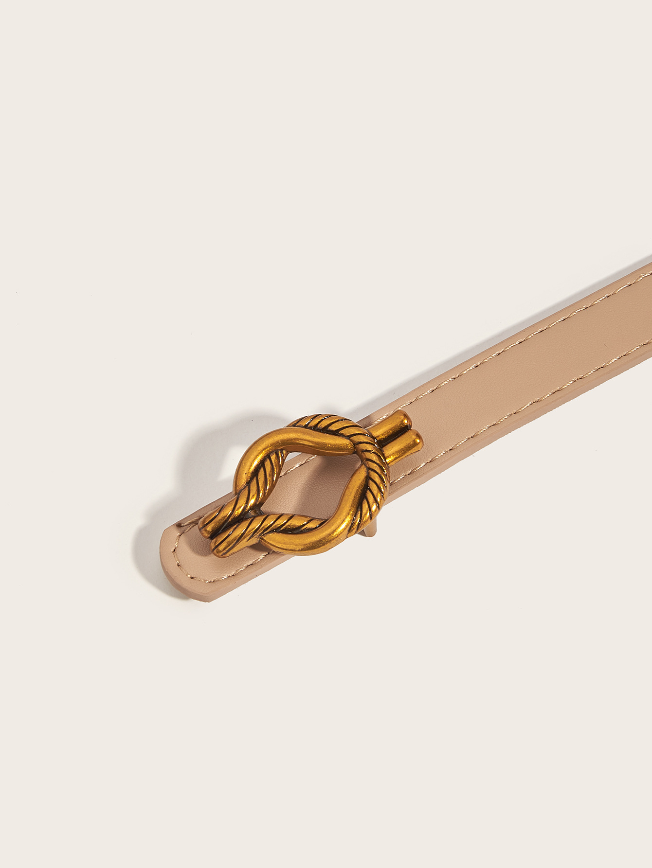 Simple Style Geometric PU Leather Alloy Plating Women's Leather Belts display picture 2