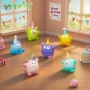 小毛景观桌面生日怪兽