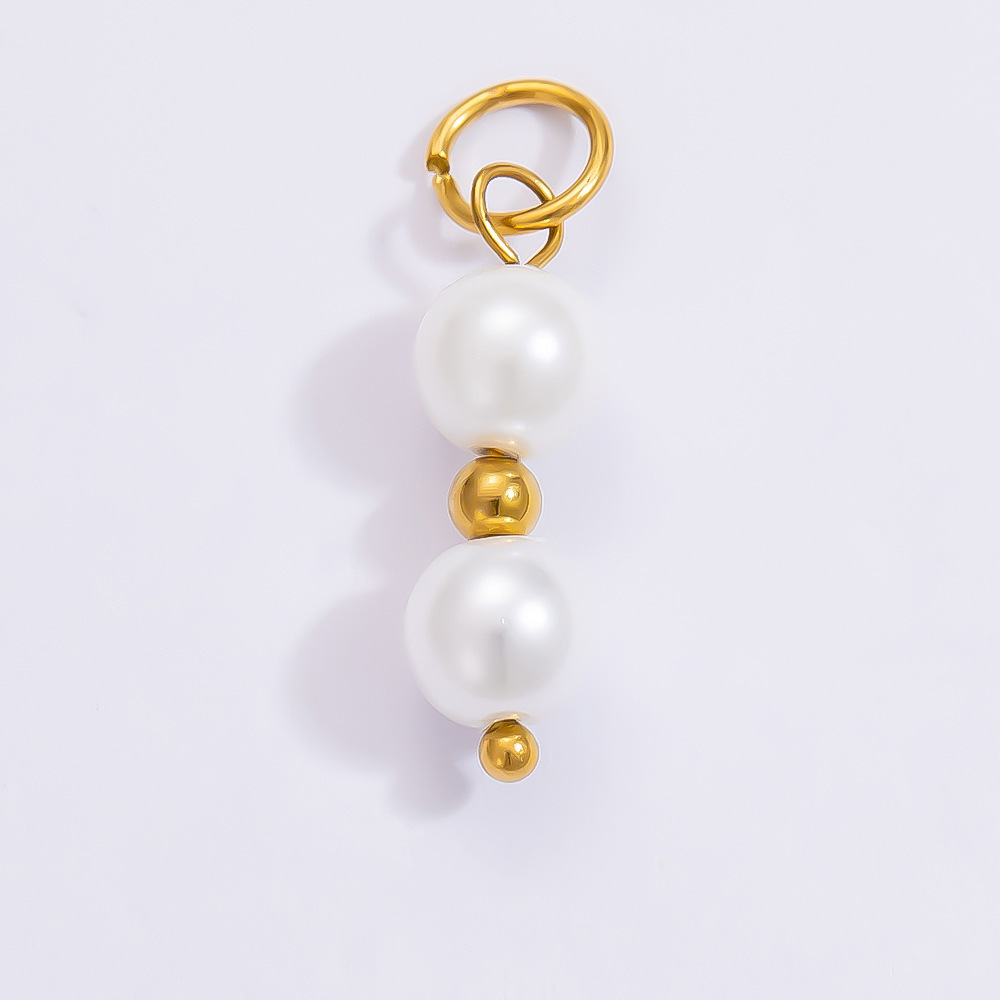 1 Piece Set 4.29*24.15mm 304 Stainless Steel Zircon PVD Coated Real Gold Plated Heart Shape Flower Butterfly Polished Pendant DIY Jewelry Accessories display picture 32