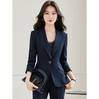高级感西装套装女春秋时尚职业气质正装休闲职场通勤女士西服外套
