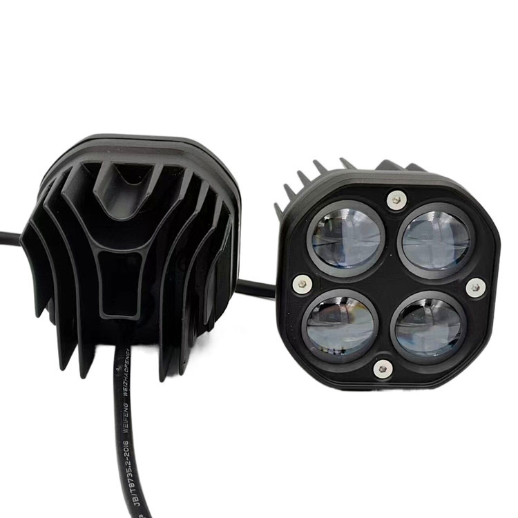 Cross-border Car Front Bumper Light Modified Roof Light Clover Spotlight Motorcycle LED Super Bright Headlight Strong Light