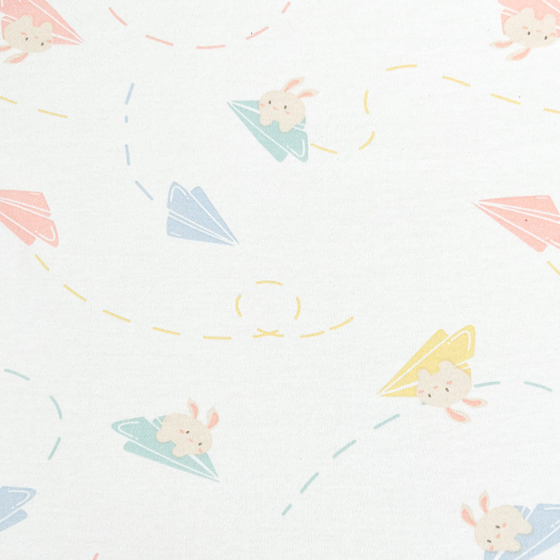 ニット綿綿綿毛布プリント赤ちゃん精櫛プリント枕カバー生地赤ちゃん下着tシャツニット生地|undefined