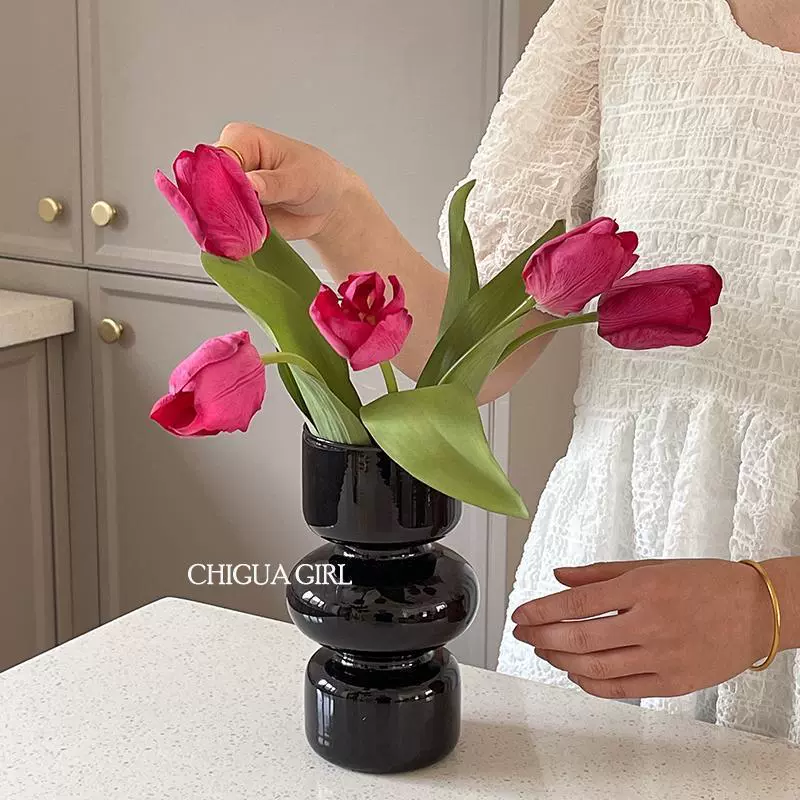 Стандартный и ретро-ретро - старый вазон для стекла Hydroponic flower inserters home decoration props