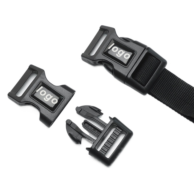 Plastic Buckle Label Pet Plastic Buckle Lock with Frame Curved Crystal Label