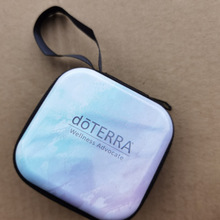 多特瑞精油收纳包9格方形2ml分装瓶精油包铁盒doTERRA