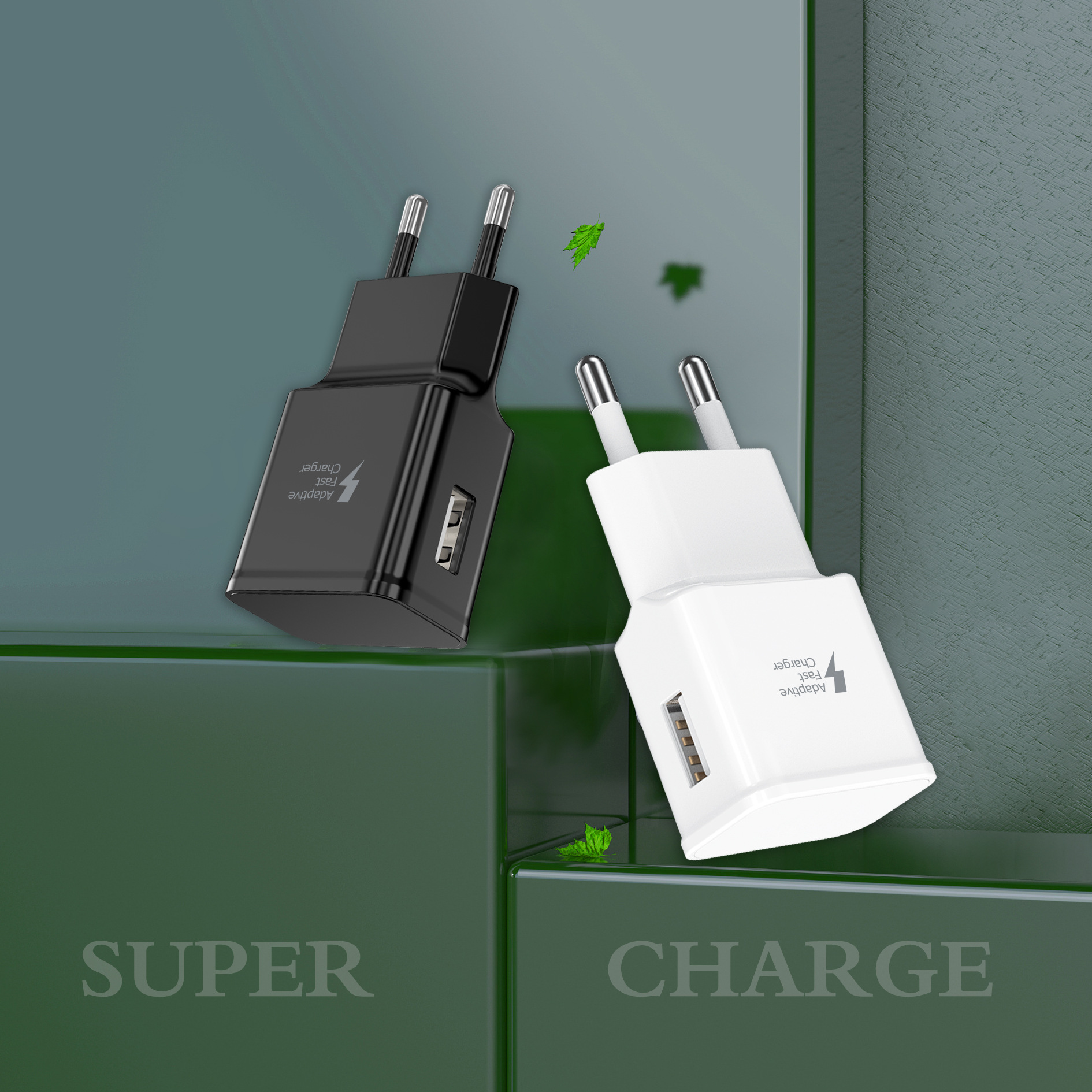 QC3.018W快充头 充电头数据线套装 电源适配器充电器套装批发