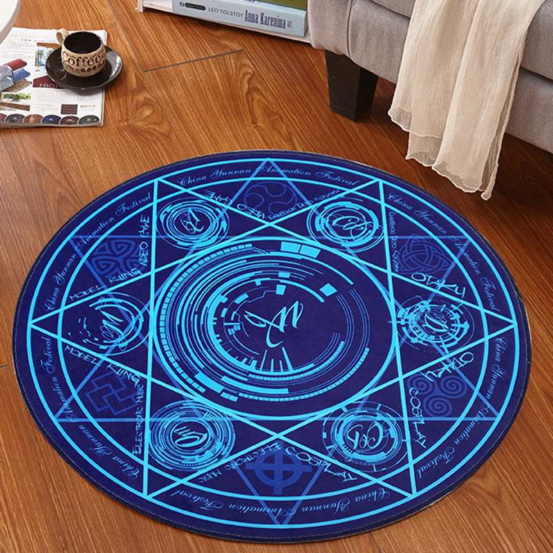 Cartoon Cute Girl Sakura Diatom Mud Floor Mat Living Room Wheelchair Hanging Chair Decoration Magic Carpet