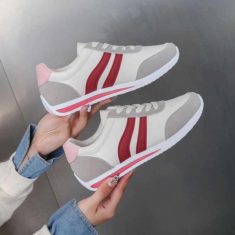 Cross-border Amazon Hot New Lace-up Casual sneaker Soft Bottom Low-top Flat Student Shoes
