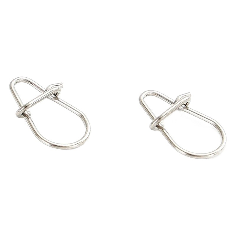 Luya pin en forma de calabaza 304 de acero inoxidable reforzado pin conector rápido accesorios de artes de pesca