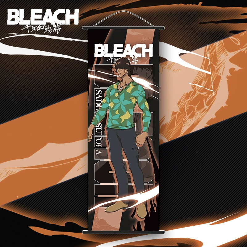 Anime wall scroll poster (BLEACH) Kurosaki Ichigo — polyester vertical 35×75 cm