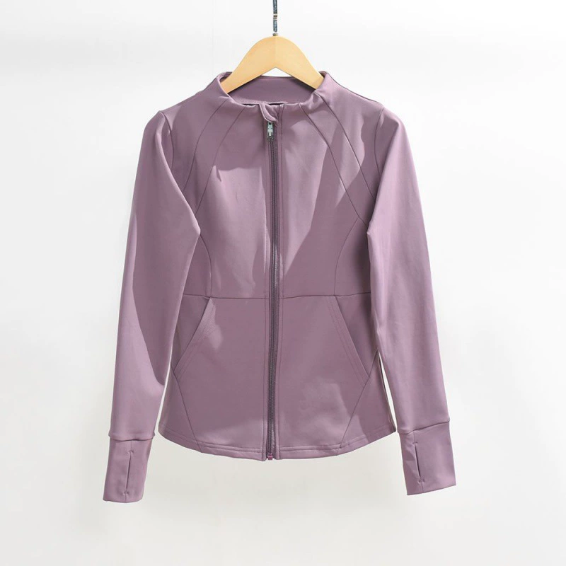 Куртка йога для быстрого высушивания и согрева, демисезонная термобелье, длинный рукав, рукава, комплект, куртка на молнии, для бега