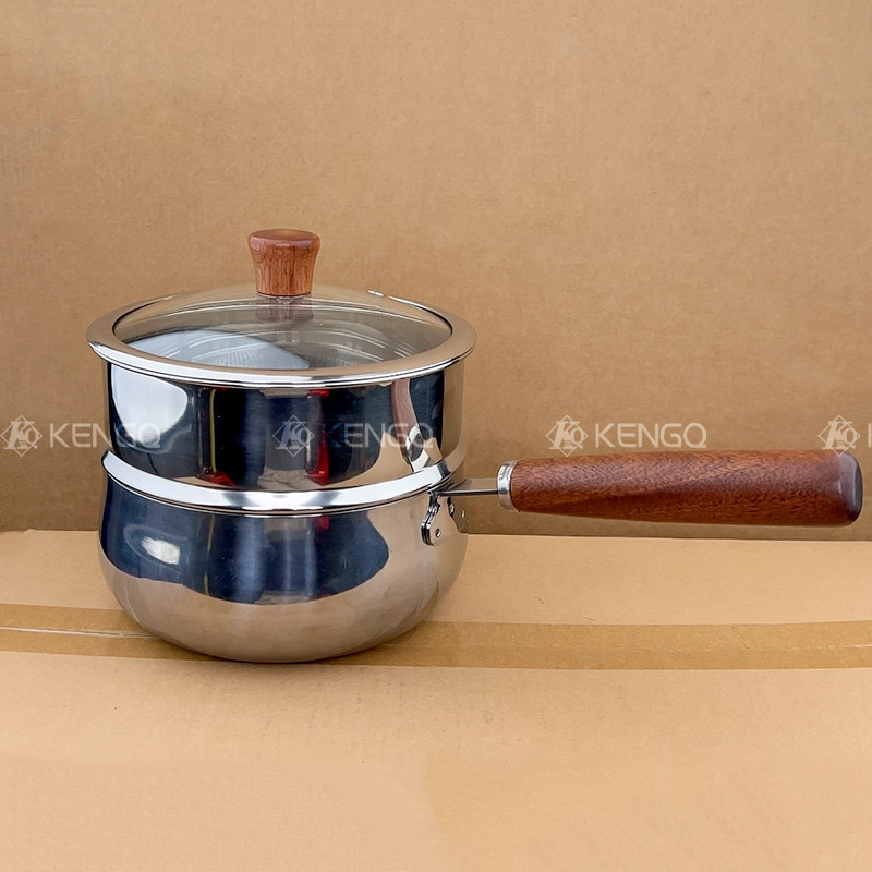 316 de acero inoxidable leche pequeña olla de una persona mini olla de leche caliente para bebés desayuno olla de alimentos especiales para bebés