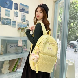 中大学生书包;休闲背包;小学书包