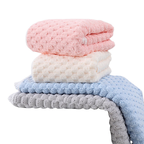 Label Cloud Towel Set Strong Absorbent Soft Honeycomb Pattern Wholesale Baby