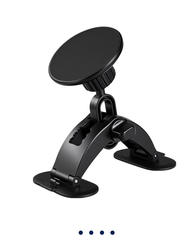 Car Phone Holder for Dashboard Navigation with 17mm Ball Head Curved Adhesive Base Mount