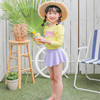 new pattern children Swimsuit girl summer Fission girl The Little Princess Skirt lovely student Swimwear Long sleeve