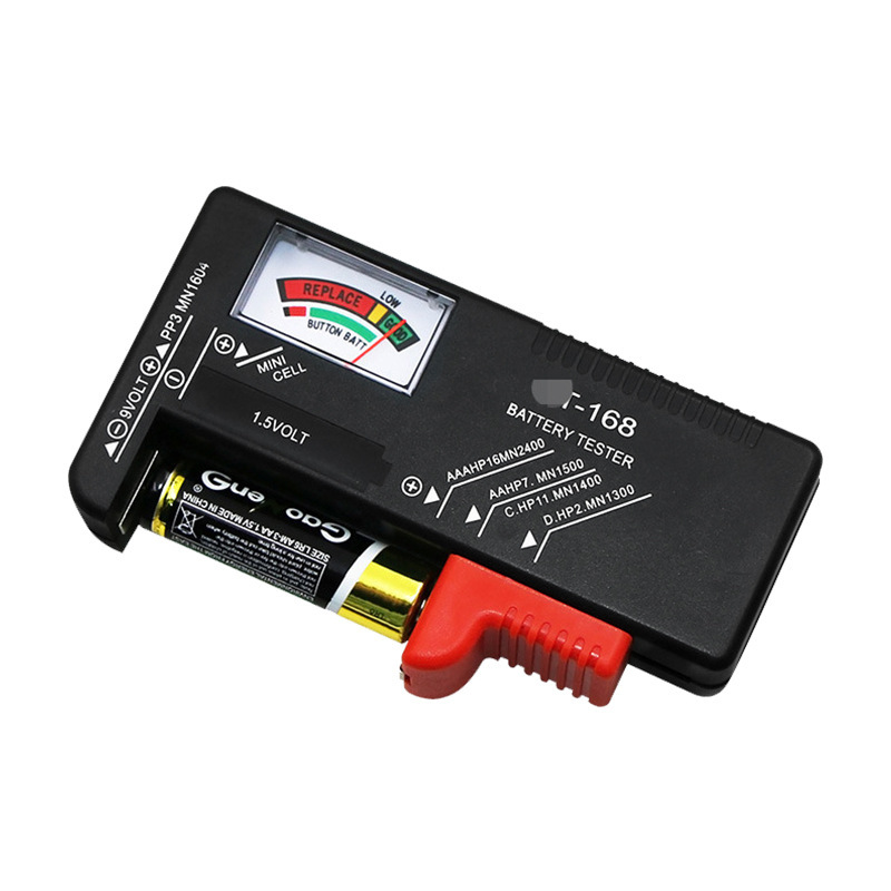 Battery, tester, with LED display