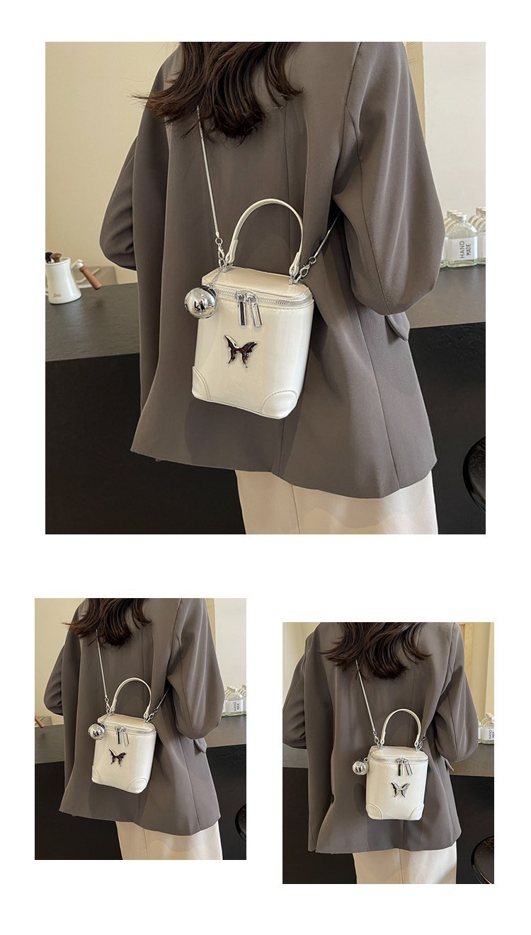Exquisite fashionable handbag for women, new stylish high gloss solid color shoulder bag, high-quality and versatile_voghion.com