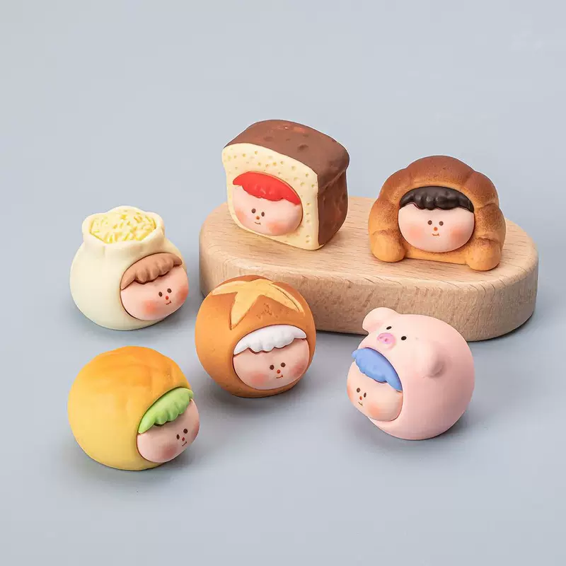Accessory, cartoon cream pendant, keychain, food play, handmade